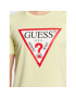 Guess Tricou Original Logo M2YI71 I3Z11 Galben Slim Fit - Pled.ro