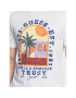 Guess Tricou Palm Window M3GI10 K6XN4 Alb Slim Fit - Pled.ro