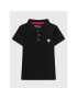 Guess Tricou polo N2GP03 KAPY0 Negru Regular Fit - Pled.ro