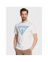 Guess Tricou Reflective Logo M3GI44 K9RM1 Alb Slim Fit - Pled.ro