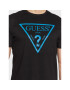 Guess Tricou Reflective Logo M3GI44 K9RM1 Negru Slim Fit - Pled.ro