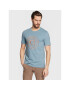 Guess Tricou Round Logo M3GI11 J1314 Albastru Slim Fit - Pled.ro