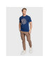 Guess Tricou Round Logo M3GI11 J1314 Bleumarin Slim Fit - Pled.ro