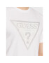 Guess Tricou Shiny Gel Traingle M3GI33 J1314 Alb Slim Fit - Pled.ro