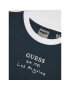 Guess Tricou Signature V3GI02 KBNW0 Bleumarin Slim Fit - Pled.ro