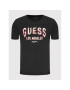 Guess Tricou Signboard M2RI18 J1311 Negru Slim Fit - Pled.ro