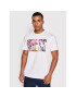 Guess Tricou Tie Die M2GI73 K9RM1 Alb Slim Fit - Pled.ro