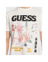 Guess Tricou Tokyo Collage M3GI76 KBDL0 Écru Regular Fit - Pled.ro