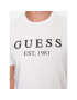 Guess Tricou U3YI00 K6YW0 Alb Regular Fit - Pled.ro