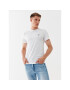 Guess Tricou U97M00 K6YW1 Alb Slim Fit - Pled.ro