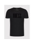 Guess Tricou Velvet Applique Logo MBRI25 KAVR5 Negru Regular Fit - Pled.ro