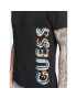 Guess Tricou Vertical Logo M3GI22 J1314 Negru Slim Fit - Pled.ro