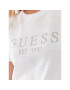 Guess Tricou W3GI76 K8G01 Alb Regular Fit - Pled.ro