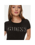 Guess Tricou W4RI39 J1314 Negru Slim Fit - Pled.ro