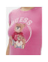 Guess Tricou W4RI87 K49A1 Roz Slim Fit - Pled.ro