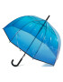 Happy Rain Umbrelă Long Ac Domeshape 40993 Albastru - Pled.ro