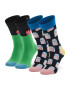 Happy Socks Set de 2 perechi de șosete lungi pentru copii KCAT02-9300 Colorat - Pled.ro