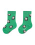 Happy Socks Set de 2 perechi de șosete lungi pentru copii KDDB02-7300 Verde - Pled.ro