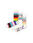 Happy Socks Set de 3 perechi de șosete medii unisex XPRE08-1300 Colorat - Pled.ro