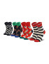 Happy Socks Set de 4 perechi de șosete lungi pentru copii XKHOL09-6500 Bleumarin - Pled.ro