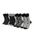 Happy Socks Set de 4 perechi de șosete lungi unisex XBWI09-9100 Negru - Pled.ro