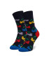 Happy Socks Set de 4 perechi de șosete lungi unisex XDNY09-0200 Negru - Pled.ro