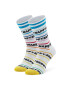 Happy Socks Șosete Înalte Unisex ATHAP29-1300 Alb - Pled.ro