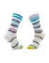 Happy Socks Șosete Înalte Unisex ATHAP29-1300 Alb - Pled.ro