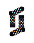 Happy Socks Șosete Înalte Unisex BDO01-9350 Negru - Pled.ro