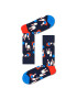 Happy Socks Șosete Înalte Unisex BOL01-6500 Bleumarin - Pled.ro