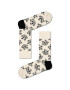 Happy Socks Șosete Înalte Unisex CAT01-9100 Bej - Pled.ro