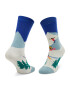 Happy Socks Șosete Înalte Unisex DSS01-6300 Alb - Pled.ro