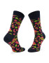 Happy Socks Șosete Înalte Unisex INS01-6500 Negru - Pled.ro