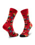 Happy Socks Șosete Înalte Unisex MAG01-4300 Roșu - Pled.ro