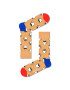 Happy Socks Șosete Înalte Unisex MCT01-8300 Maro - Pled.ro