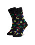 Happy Socks Șosete Înalte Unisex MMU01-9300 Negru - Pled.ro