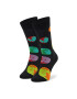 Happy Socks Șosete Înalte Unisex MOS01-9300 Negru - Pled.ro