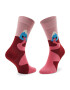 Happy Socks Șosete Înalte Unisex MOU01-3300 Roz - Pled.ro