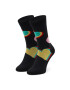 Happy Socks Șosete Înalte Unisex MYV01-9300 Negru - Pled.ro