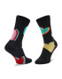 Happy Socks Șosete Înalte Unisex MYV01-9350 Negru - Pled.ro