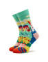 Happy Socks Șosete Înalte Unisex P000475 Verde - Pled.ro