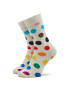 Happy Socks Șosete Înalte Unisex P000501 Bej - Pled.ro