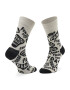 Happy Socks Șosete Înalte Unisex PAN01-1900 Alb - Pled.ro