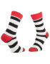 Happy Socks Șosete Înalte Unisex SA01-045 Alb - Pled.ro