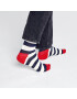 Happy Socks Șosete Înalte Unisex SA01-045 Alb - Pled.ro