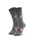 Happy Socks Șosete Înalte Unisex SHO01-9700 Gri - Pled.ro