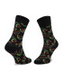 Happy Socks Șosete Înalte Unisex WAT13-9300 Negru - Pled.ro