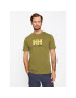 Helly Hansen Tricou Logo 33979 Verde Regular Fit - Pled.ro