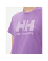 Helly Hansen Tricou Logo 34112 Violet Regular Fit - Pled.ro