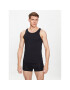 HOM Tank top 401332 Negru Regular Fit - Pled.ro